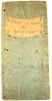 Il Libro de' conti del laboratorio. Copertina