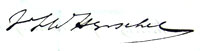 Firma di J.F.W. Herschel