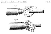 Domenico Ragona. Disegno del micrometro di Amici